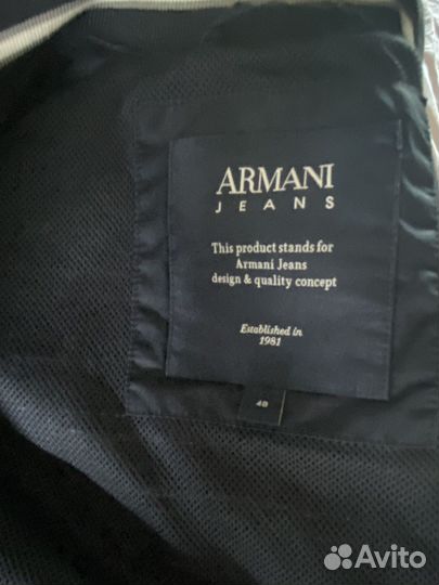 Летний бомбер Armani Jeans