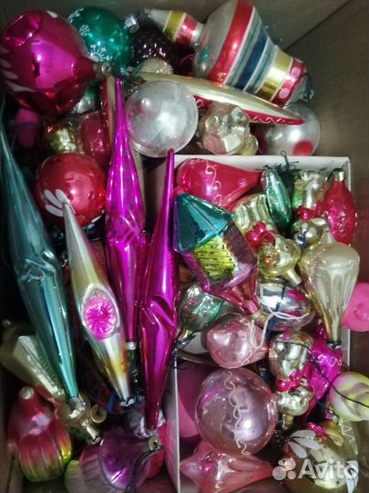 Елочные игрушки СССР