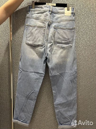 Джинсы zara mom 38