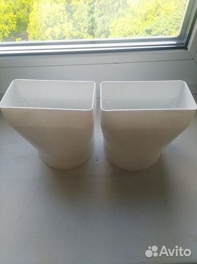 Воздуховоды Переходник (квадрат* круг) 100х100* 10