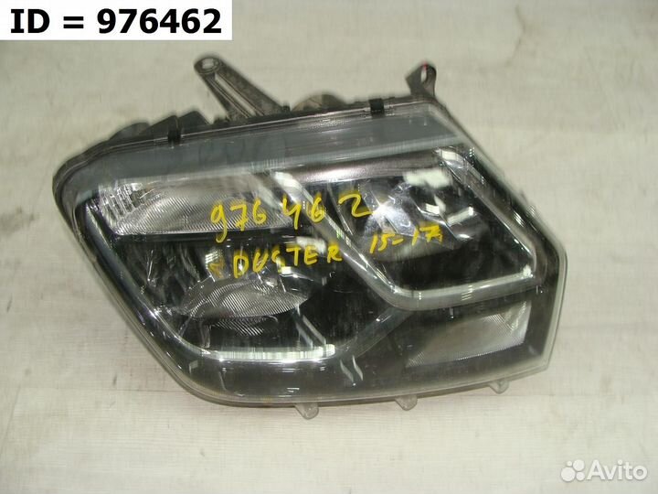 Фара правая Renault Duster