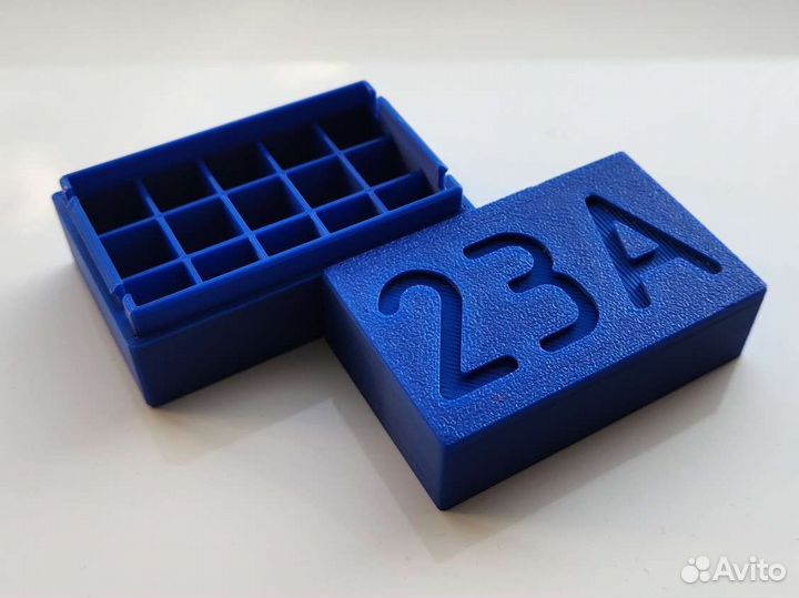 Коробки для батареек AA/AAA/C/D/PP3/CR123A и др