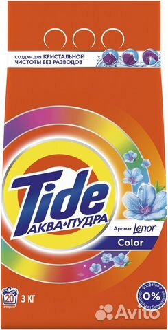 Тайд Color Аромат Lenor (3 кг) стиральный поро 3E6 купить в Москве с ...