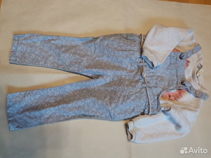 Одежда на девочку 86 92 пакетом Zara Benetton