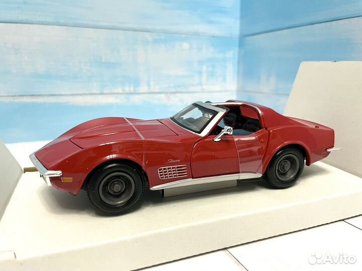 Модель автомобиля Chevrolet Corvette 1970 1:24