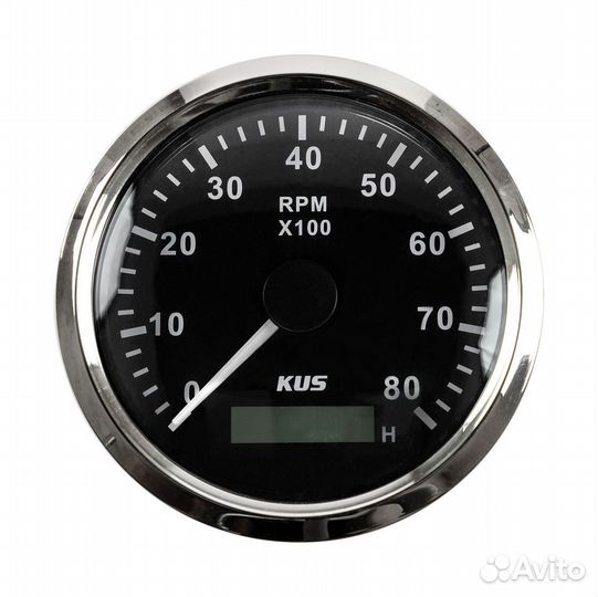 Тахометр 0-8000 об/мин со счетчиком моточасов дели