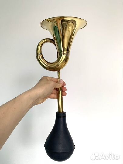 Клаксон латунь большой