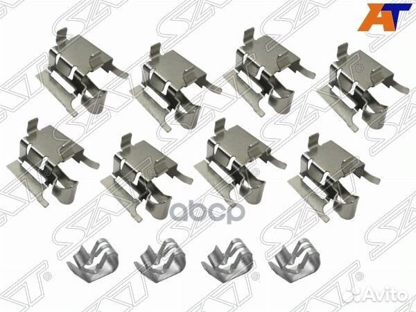 Комплект монтажный тормозных колодок FR toyota