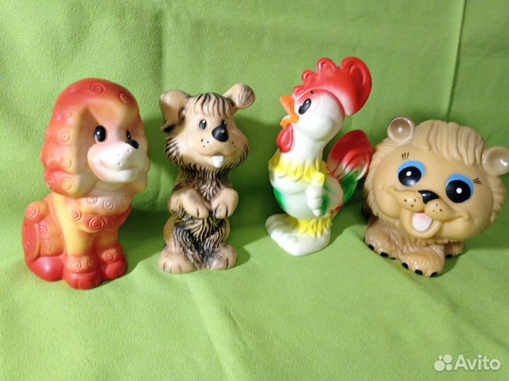 Резиновые игрушки пищалки СССР 3