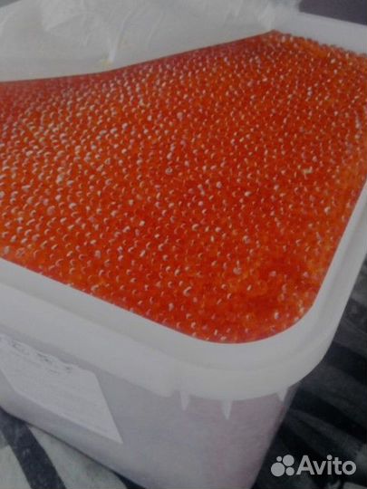 Икра красная свежий вылов