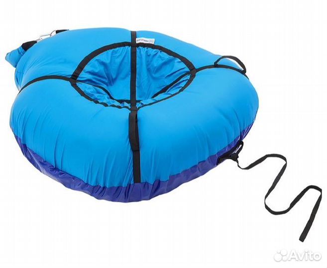 Надувные санки-бубинг, d100 см, цвет голубой