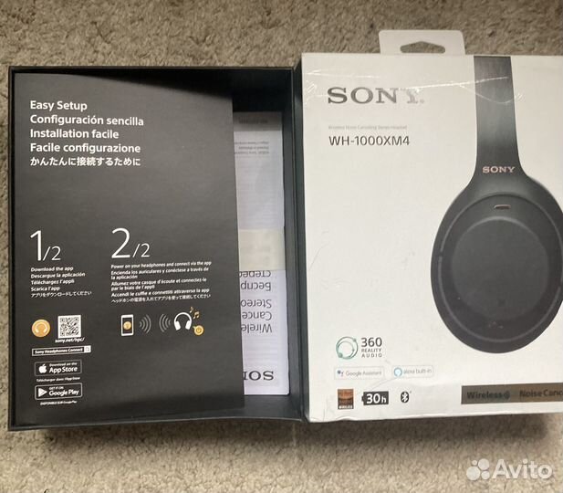 Беспроводные наушники sony wh 1000xm4 black