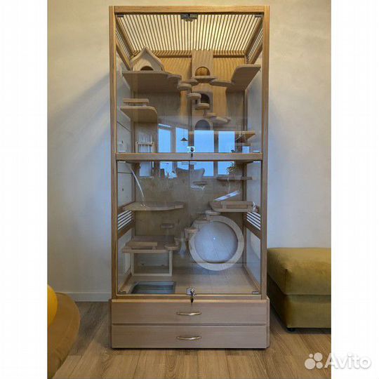 Витрина для шиншиллы, дегу, хорька белки бурундука