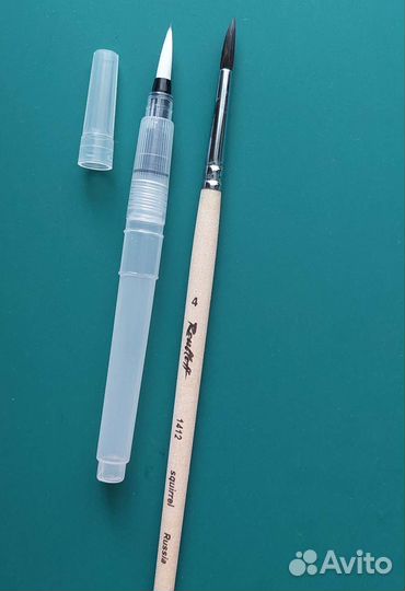 Кисть для живописи с резервуаром для воды