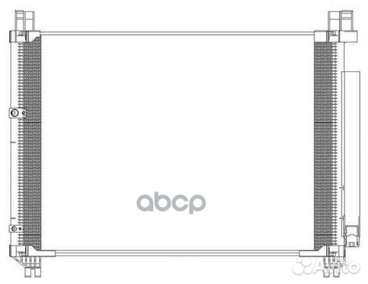 Радиатор кондиционера sakura Toyota Highlander