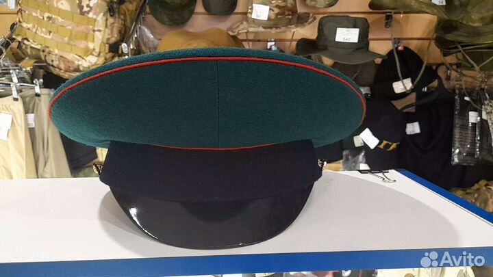 Фуражка пограничника зелёная