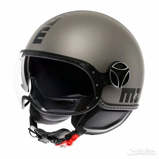 Momo design fgtr EVO open face helmet Mono Matt Ti