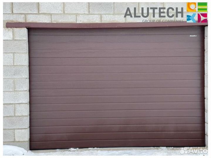 Секционные ворота alutech