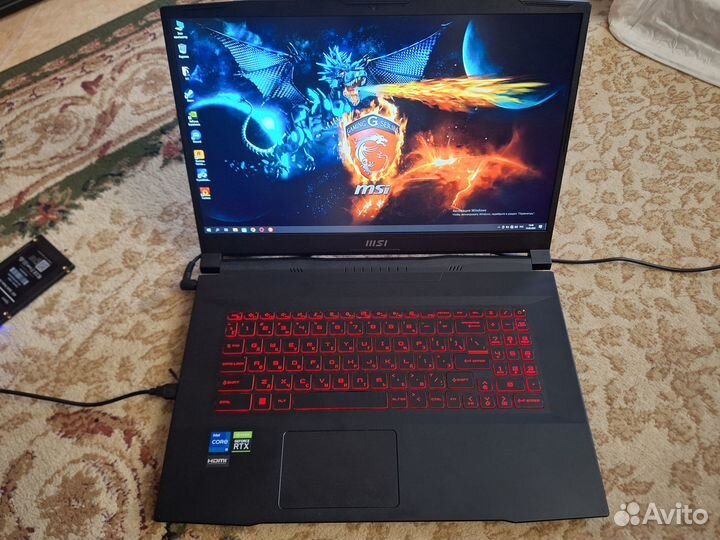 Игровой MSI katana RTX3050 SSD512 16Gb 17.3 144GHz