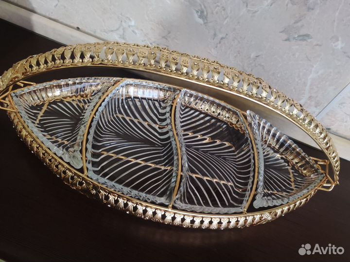 Ваза хрустальная