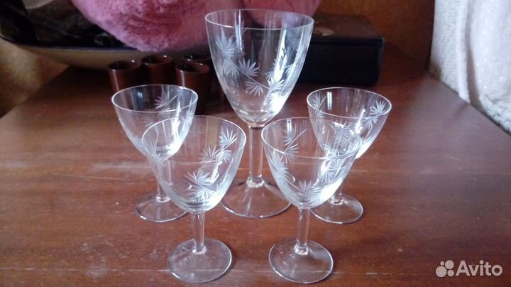Фужеры рюмки стекло СССР
