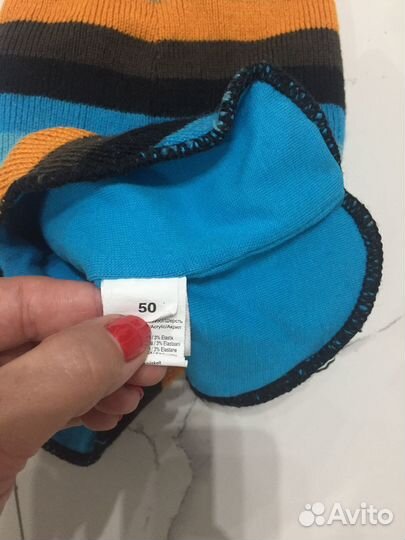 Шапка шлем для мальчика lenne размер 50