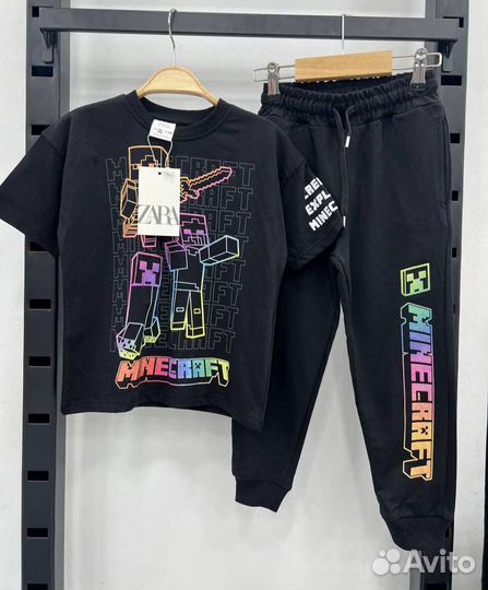 Костюм майнкрафт Zara для мальчика 104,110