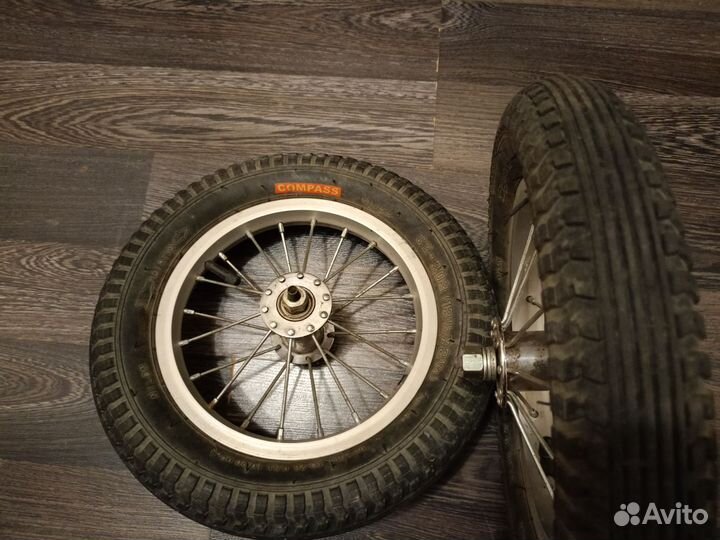 Колеса алюминиевые 12дюймов на промподшипниках