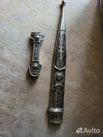 Сувенир Серебряные ножны Кубачи