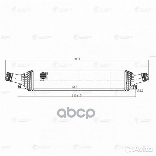 Онв (радиатор интеркулера) для а/м Audi A4