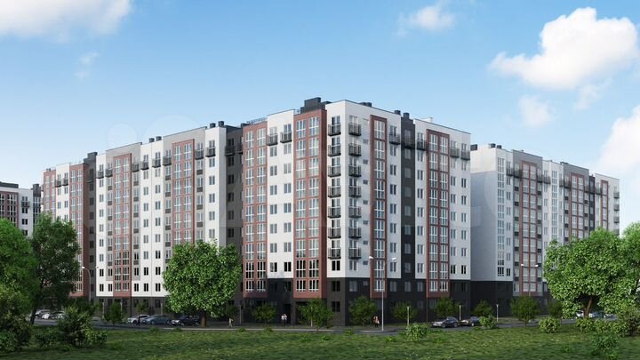 2-к. квартира, 67,8 м², 2/10 эт.