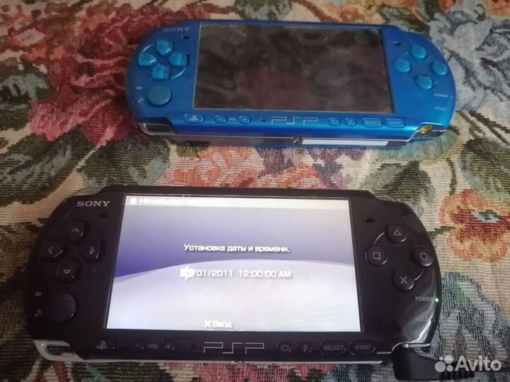 Лот Sony PSP 3001 прошитая с играми + диски