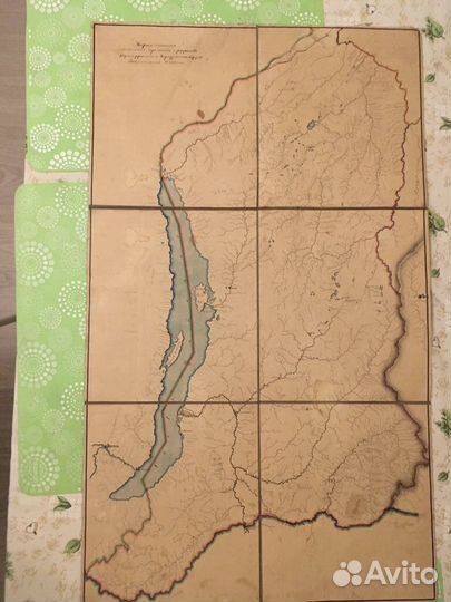 Карта золотых приисков 1907 год