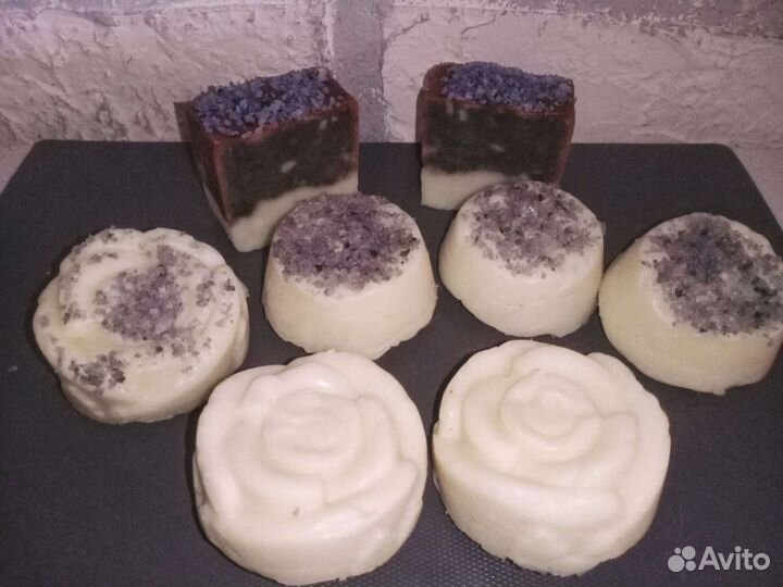 Мыло натуральное, сварено из масел