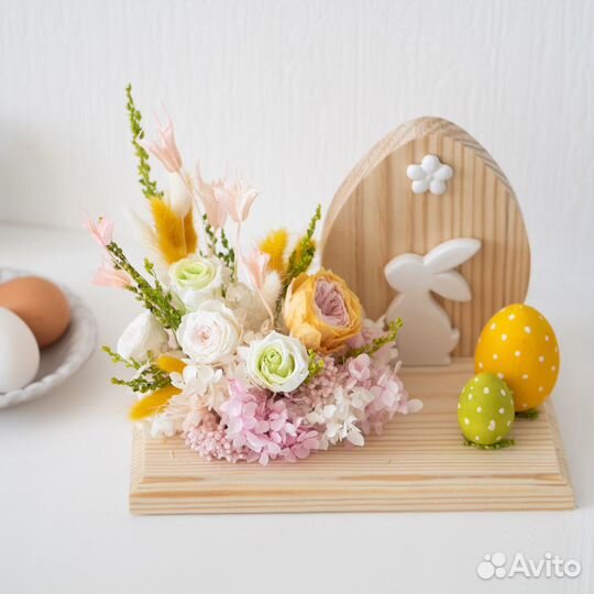 Пасхальная композиция, пасхальный декор