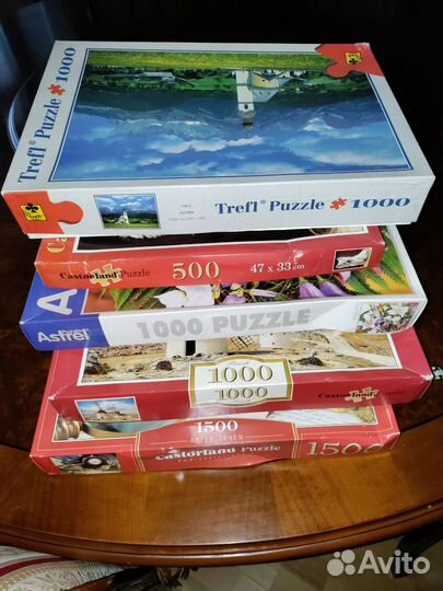 Пазлы 1000, 1500