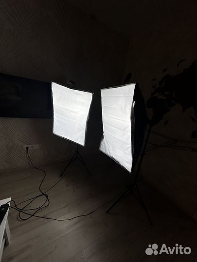 Свет для съемки софт бокс