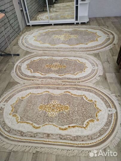 Новый комплект турецких ковров 3шт