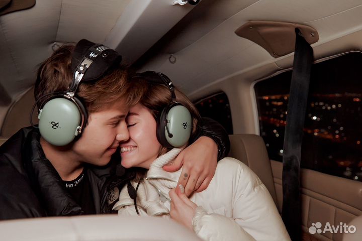 Ночная прогулка над Новосибирском