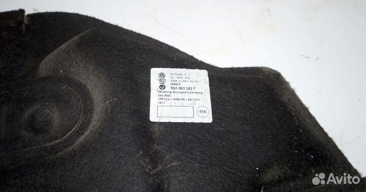 Шумоизоляция двигателя Skoda Octavia А7