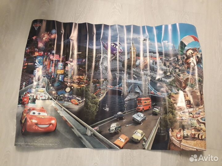 Плакат Pixar Disney Cars 2. Тачки 2