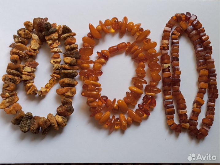 Бусы янтарь СССР