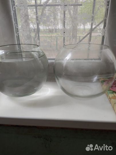 Аквариум для рыбок круглый