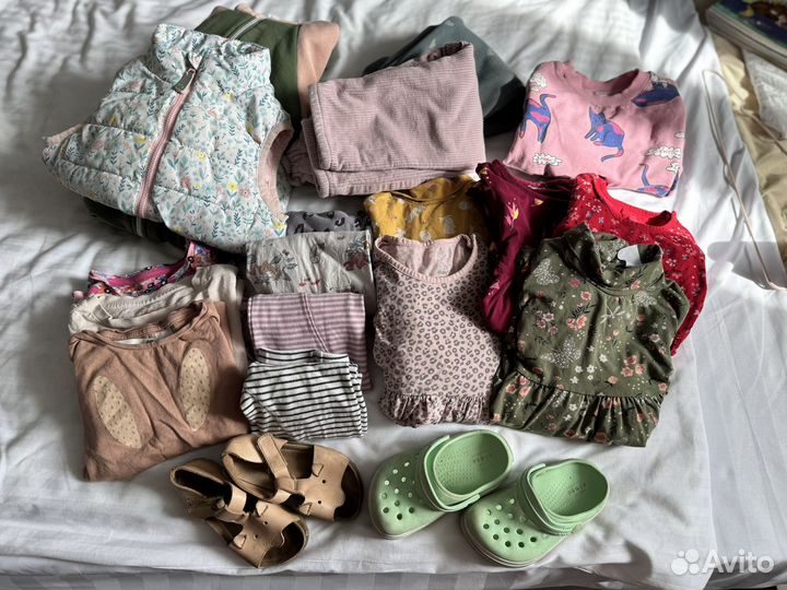 Детские вещи пакетом на девочку 92 98