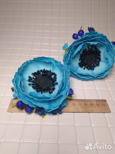 Бантики цветы для волос