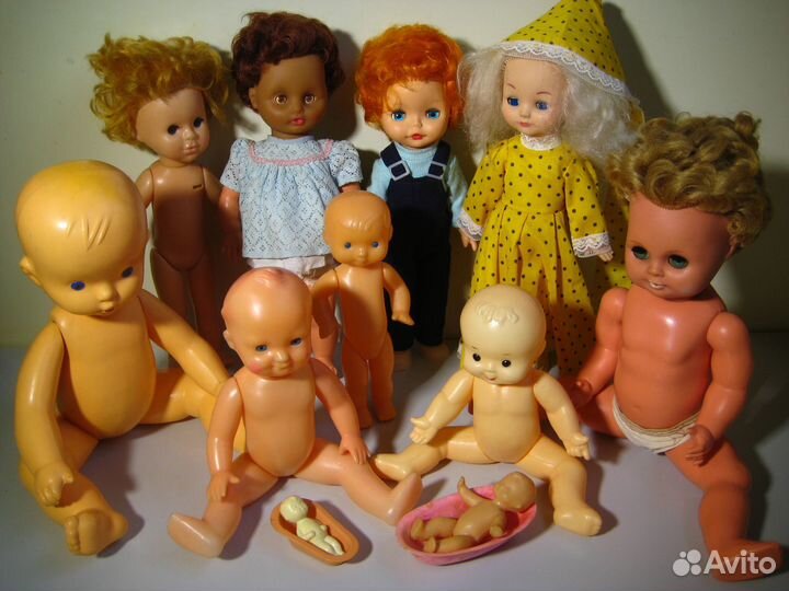 Игрушка СССР кукла пупс