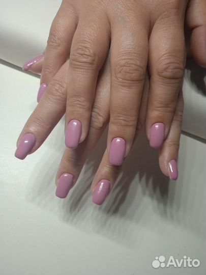 Маникюр наращивание ногтей