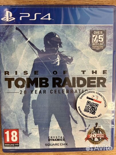 Rise of the Tomb Raider 20-лет диск для PS4