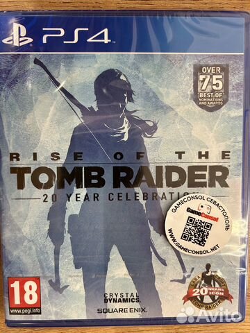 Rise of the Tomb Raider 20-лет диск для PS4