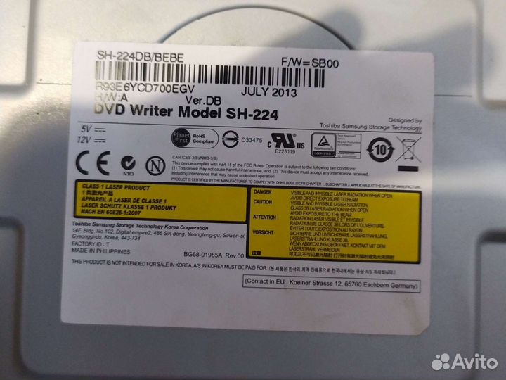 Dvd привод sh-224